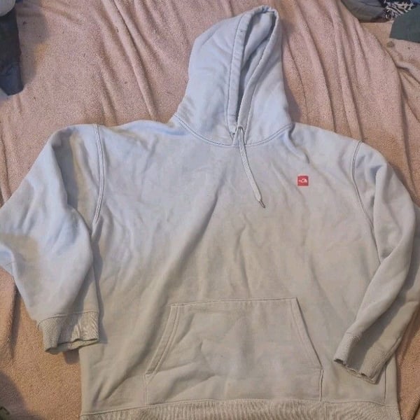 The North Face Hoodie Womens Pullover Graphic Back Logo Fleece