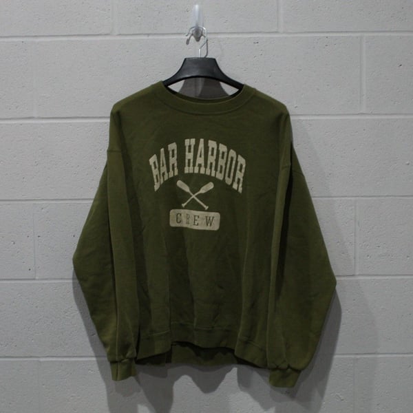 Vintage 1990s Bar Harbor Crewneck Green Size L