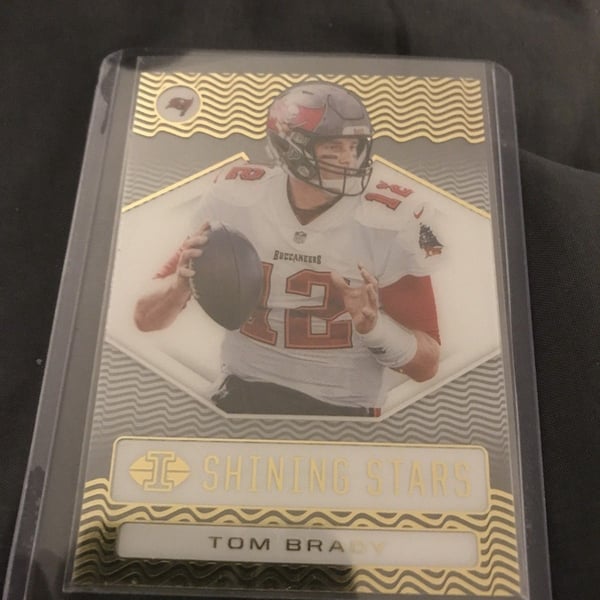 TOM BRADY 2020 PANINI ILLUSIONS SHINING STARS SS1 GOLD