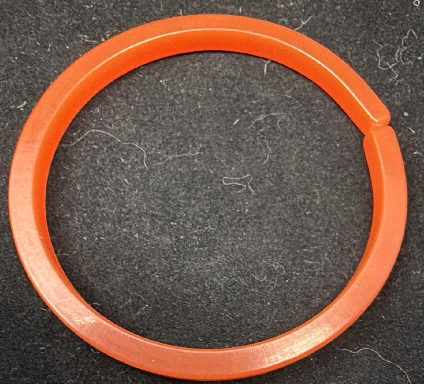Vtg Acrylic Lucite Hoop Bracelet Stack Lot 5 Tortoises Pink Orange Green Blue 8