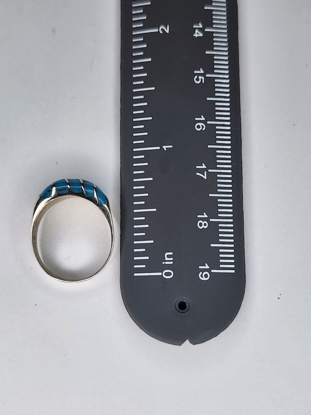 Sterling Silver Turquoise Ring Size 5.5 8