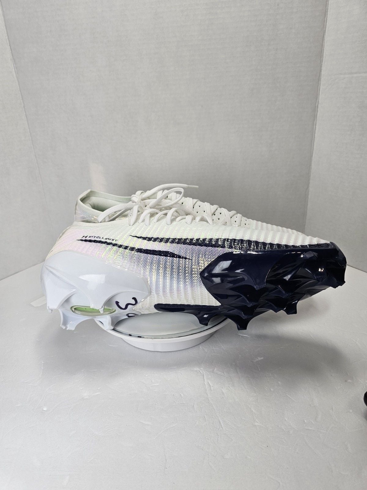 Under Armour Blur Pro Football Cleats Men 13 White Navy 3028220-103 11