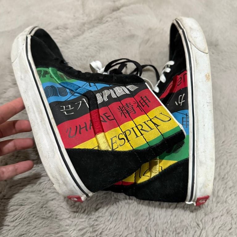 Vans Multicolor High-Top Skate Shoes US Men’s Sz 10.5 skateboards Espiritu 7