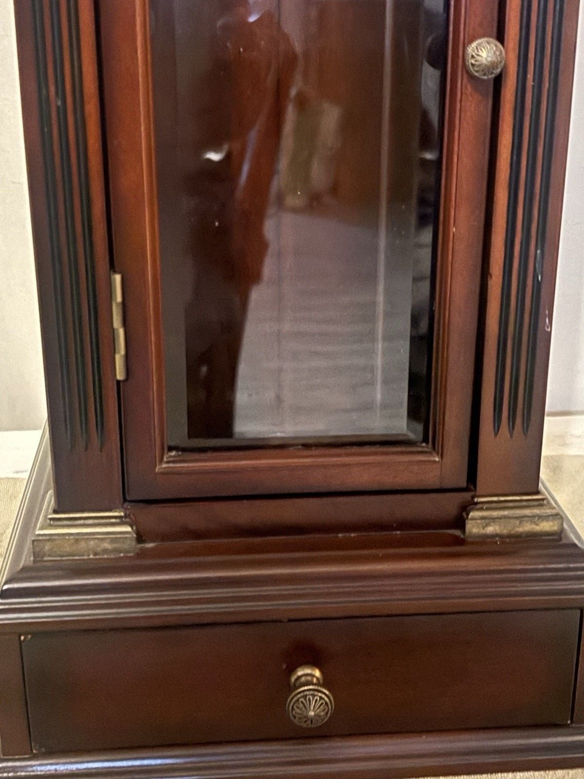 Vintage Bombay Company Rotating Jewelry Box Chest Case Organizer Necklace 18" 6