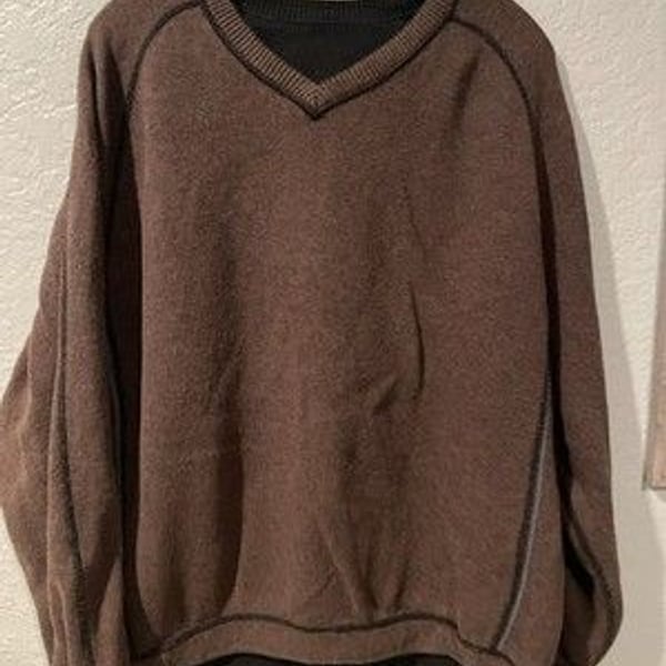 Tommy Bahama Brown Crew Neck Sweater Mens Size Medium Casual Classic