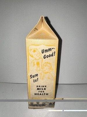 Vintage Thornhill Farms Milk Carton Lafayette Indiana Dairy Advertising 4
