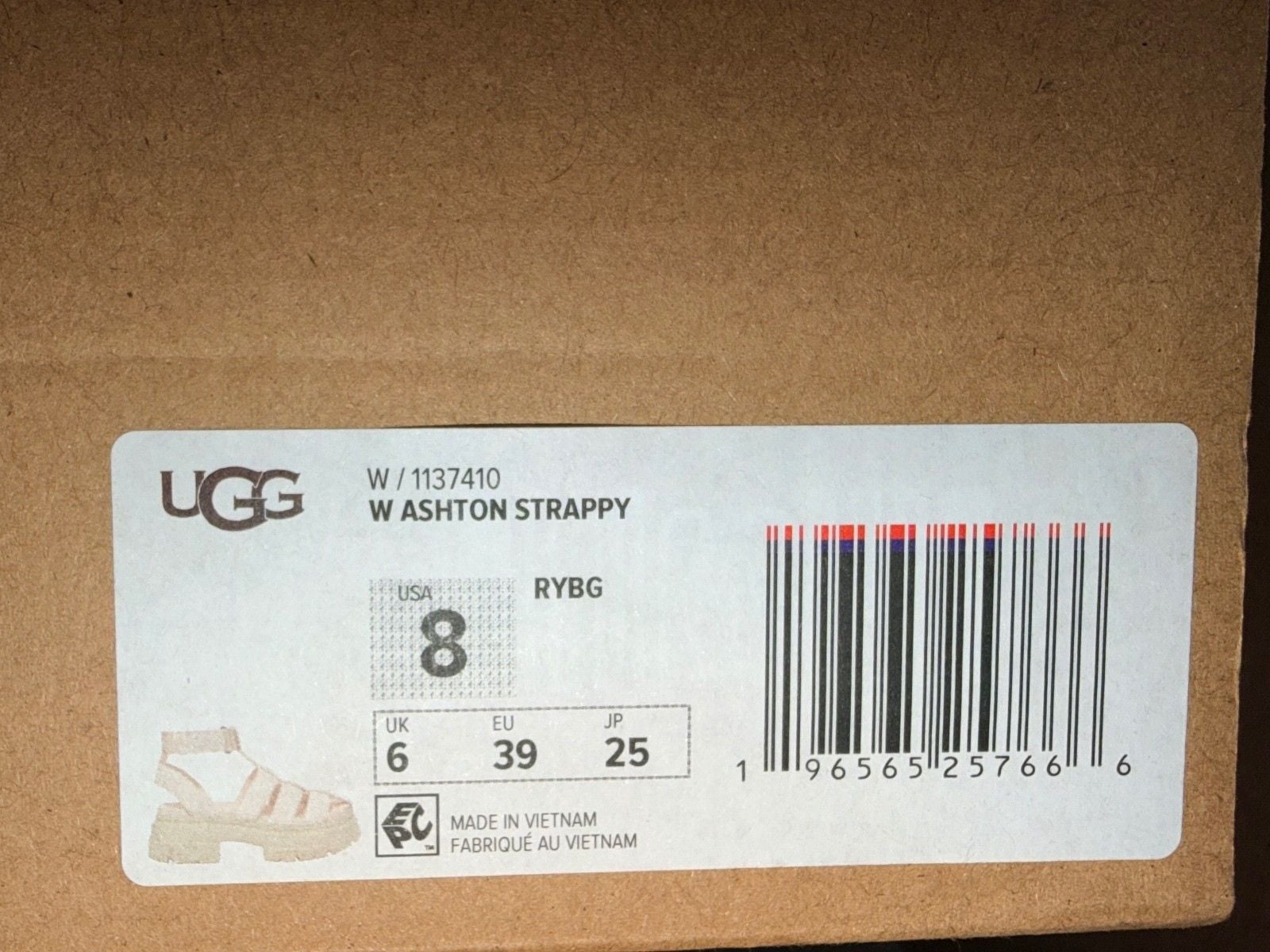 UGG W Ashton Strappy Women's Sandals Size 7 6