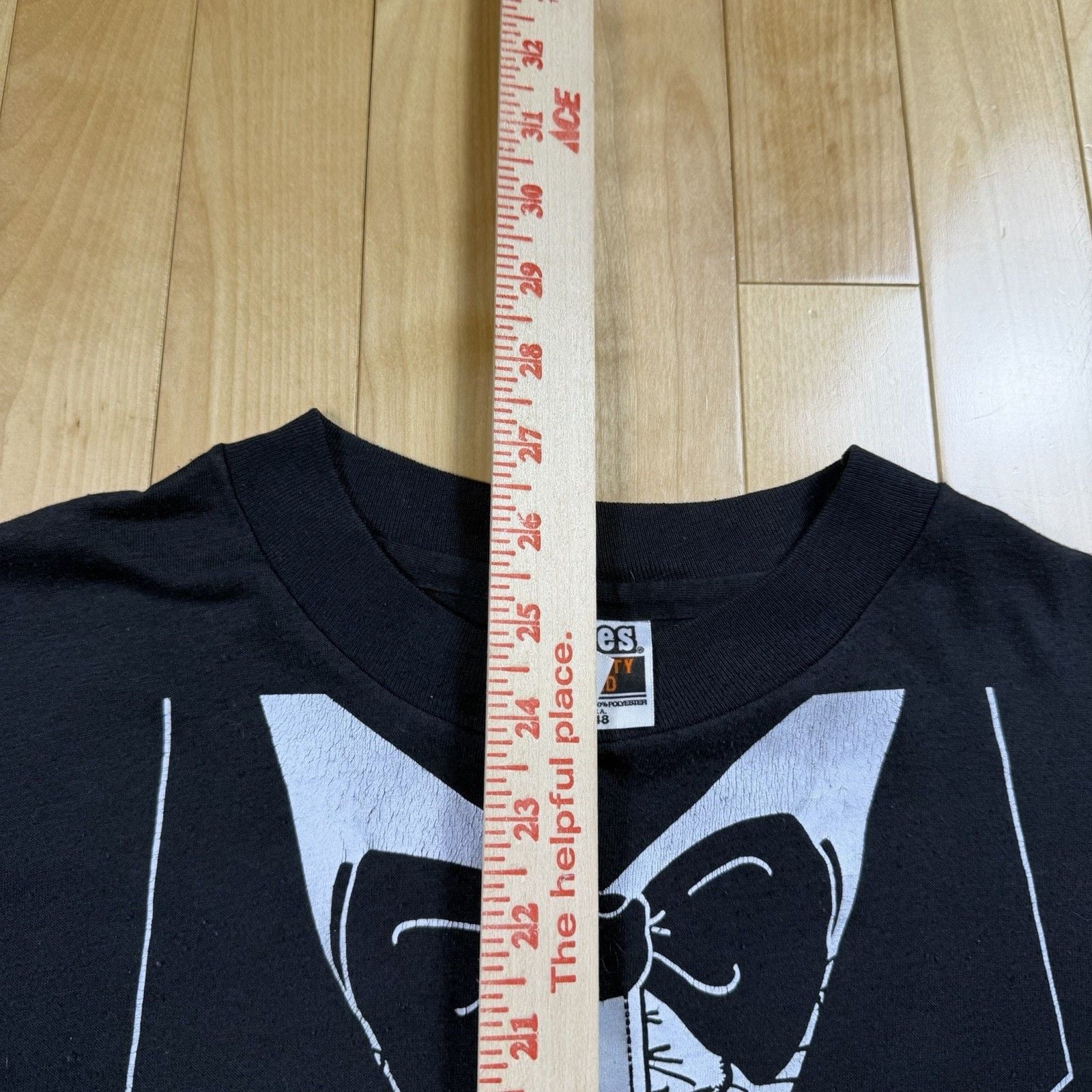 Vintage 80s Hanes DFW Orchestra Donor T Shirt XL Made USA Tuxedo Graphic 8