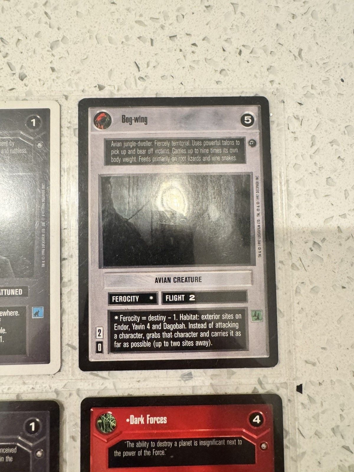 Decipher Star Wars CCG Special Edition 1995 English 9-Card VINTAGE 3