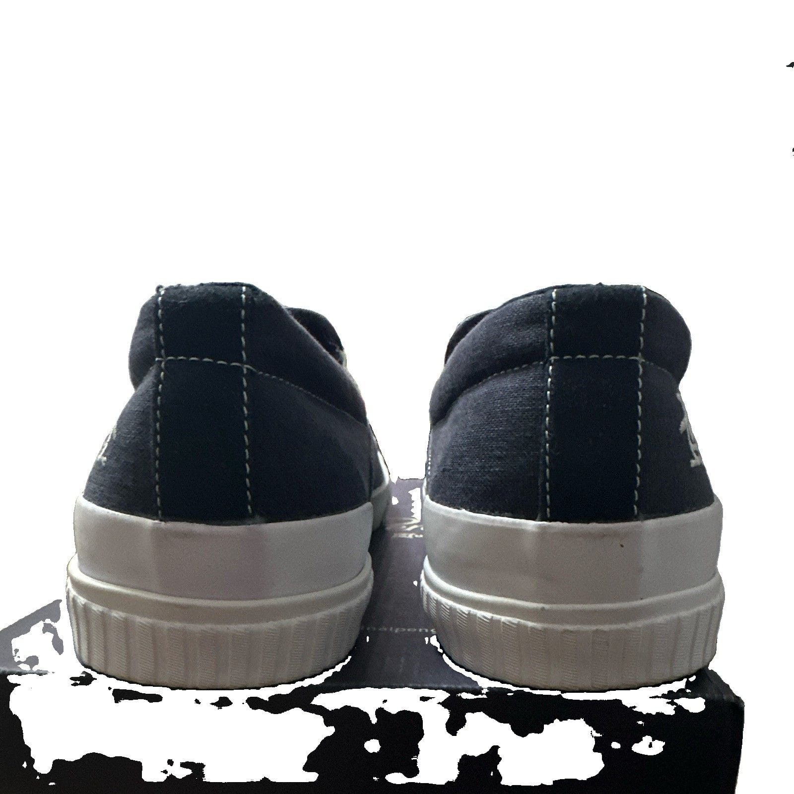 Original Penguin Men's Slip-On Canvas Shoes Blue/White US 13 M PGS22004 4