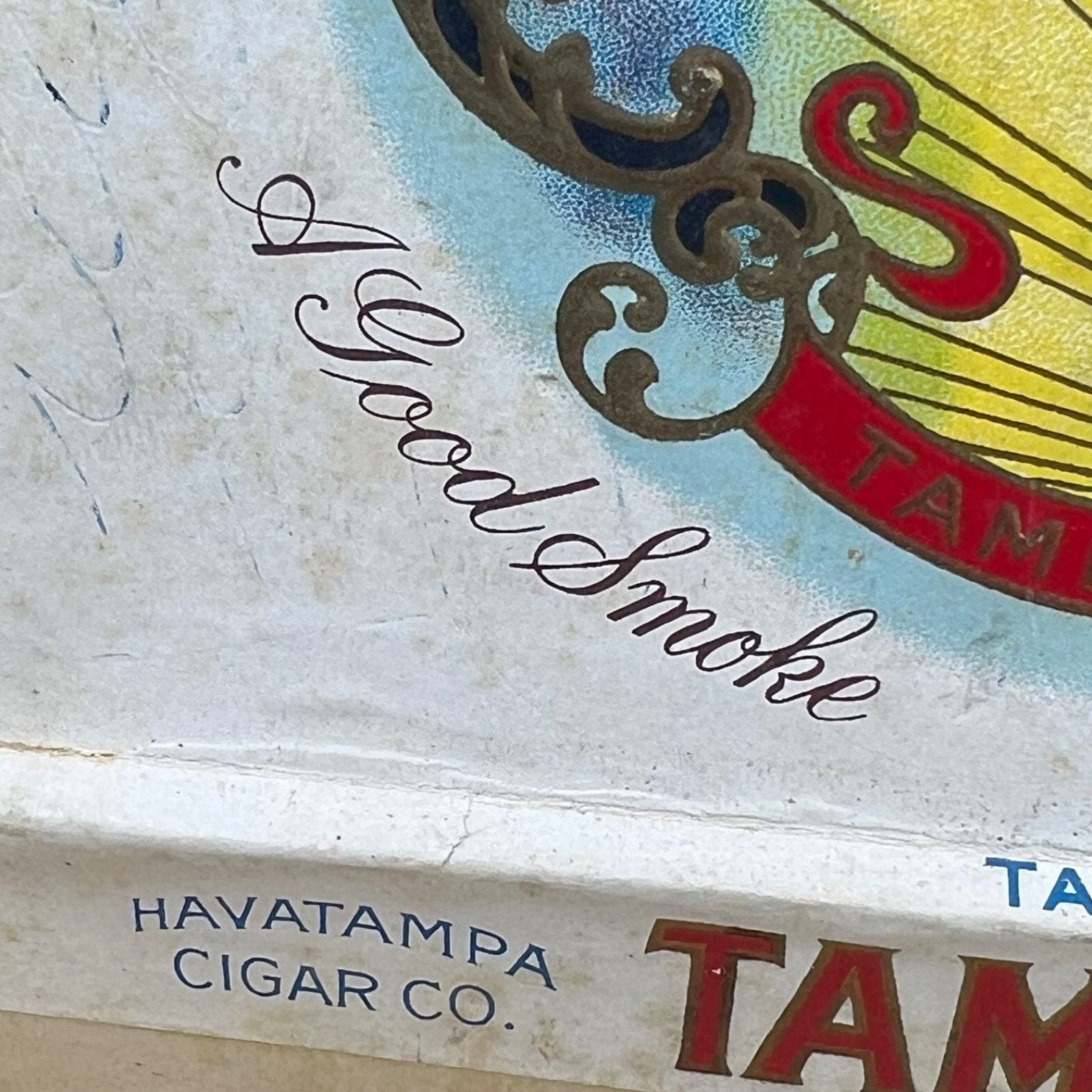 VTG 1950s Tampa Nugget Sublimes Mild Cigar Box 2 for 15 cents Empty 17