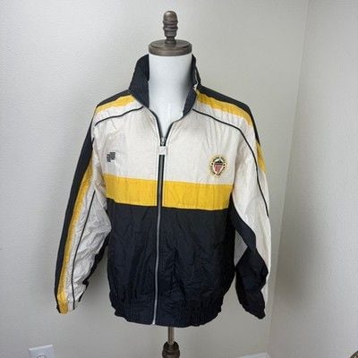 Vintage Offen Sport USA Olympics Style Track Jacket Full Zip Mens Large 90s y2k 2
