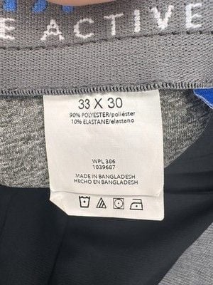 Haggar Men’s Performance Active Travel Golfing Pants Size 33x30 Slim Fit Black 5