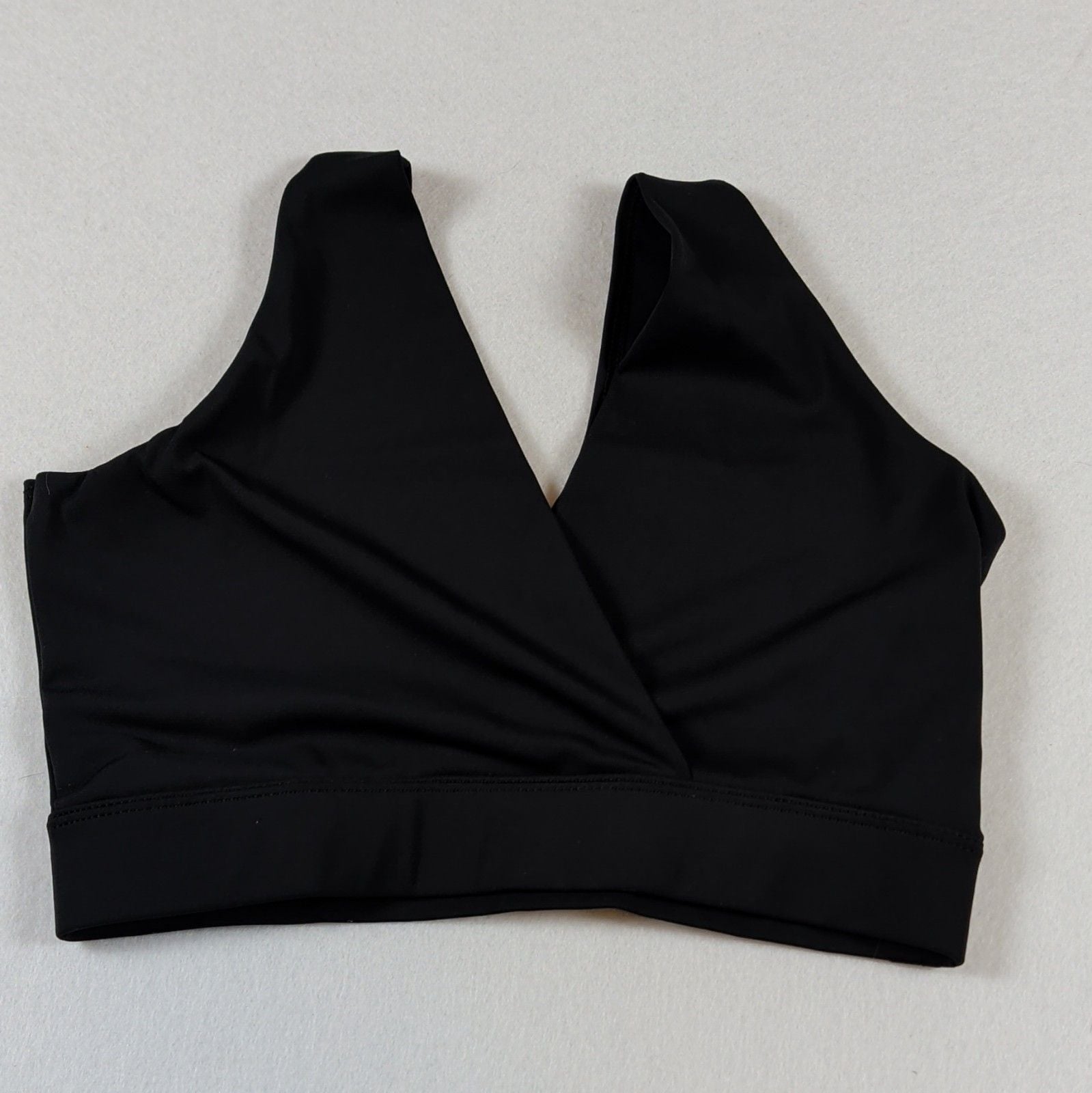 Nyssa Fourthwear Postpartum Recovery Bralette Black V-Neck Wireless xs/s 2