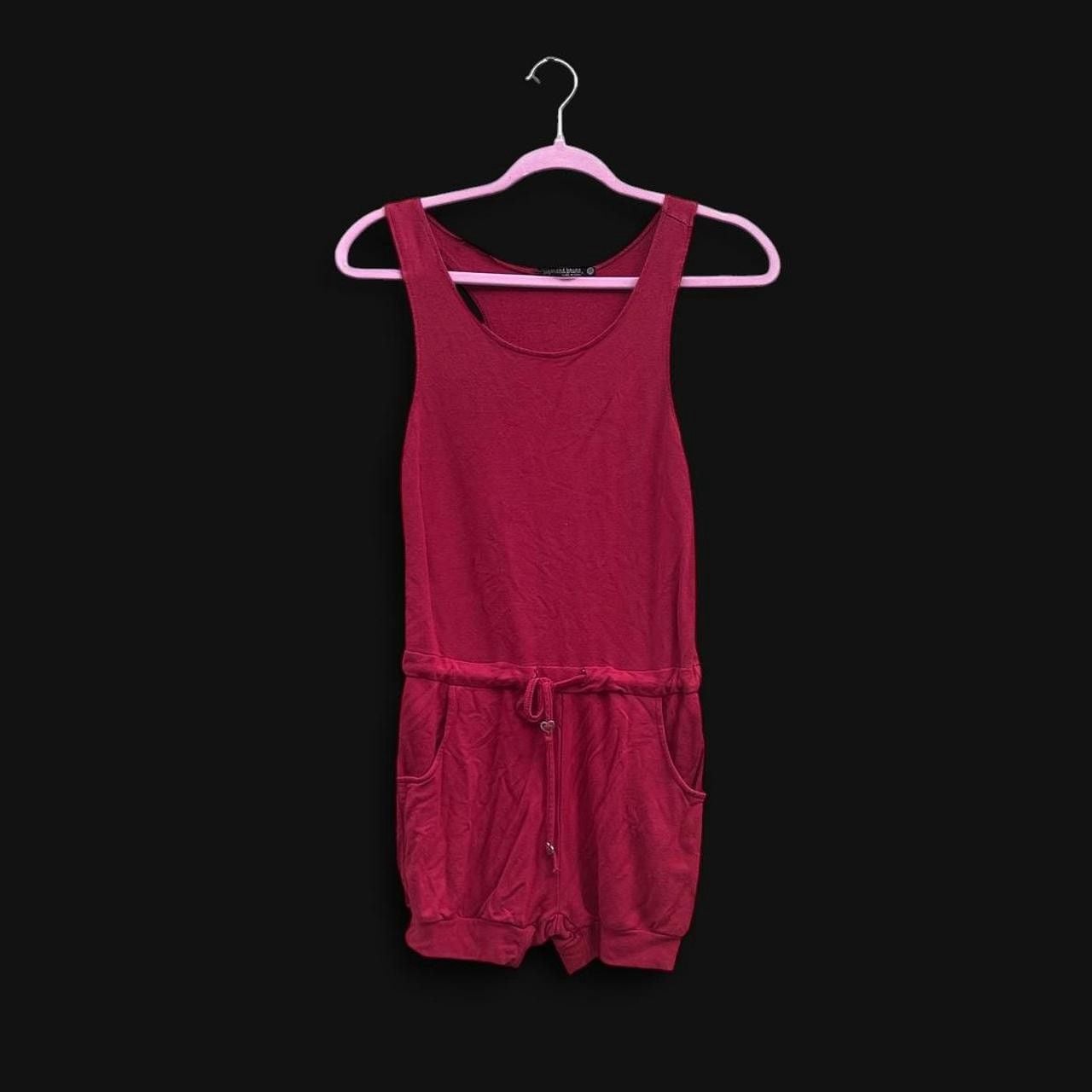y2k red romper 2