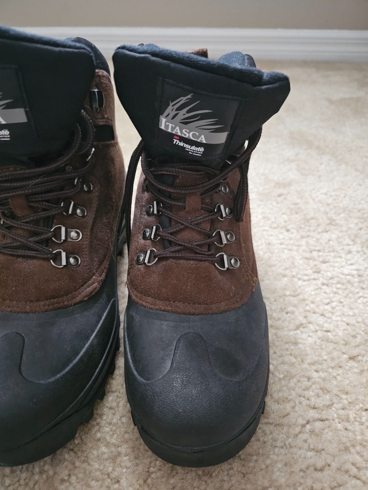 Itasca Men's Brown Hiking Boots Size 10 Lace Up Lug Sole 642070 NWT 4