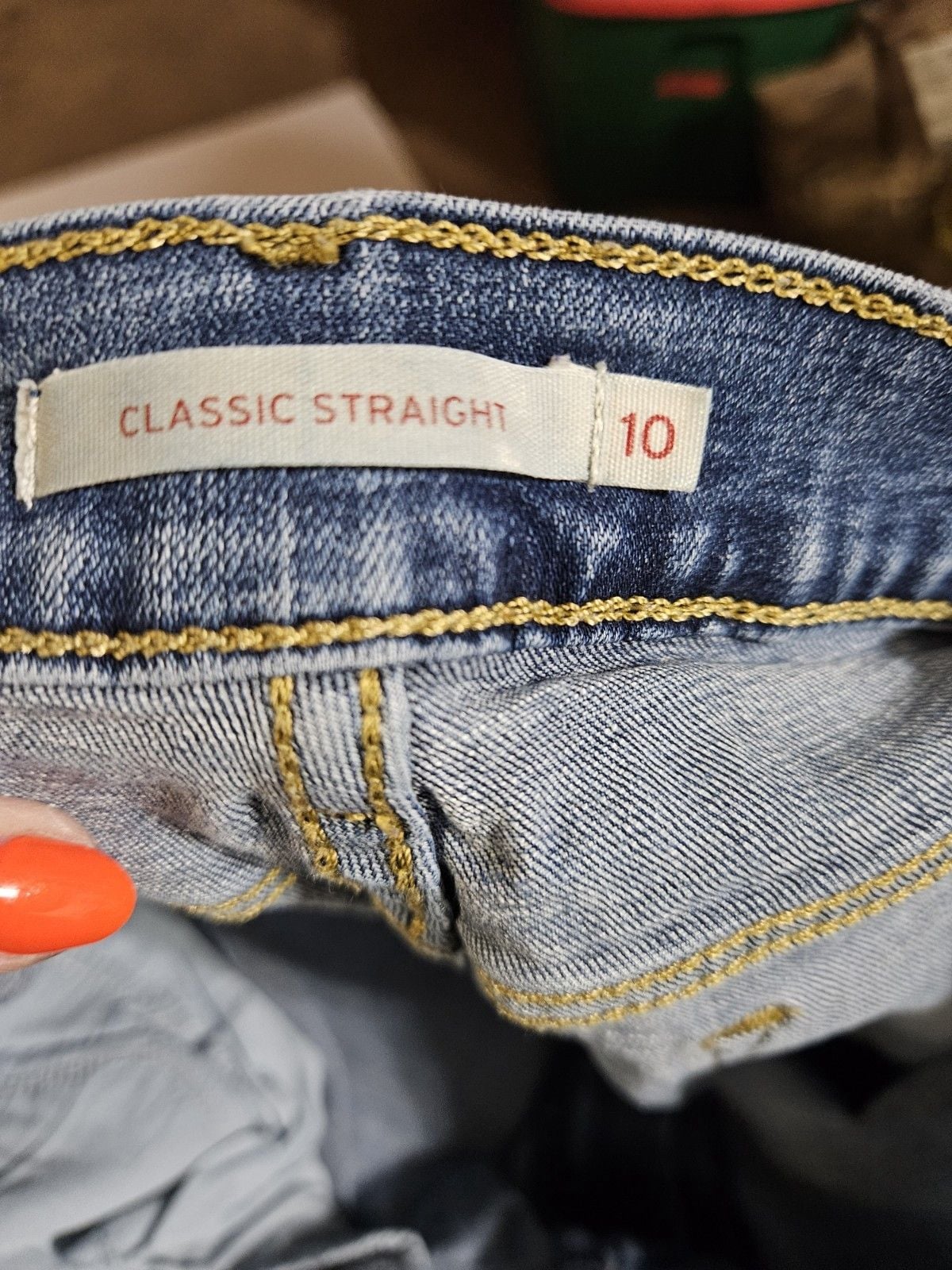 Levi Womens Classic Straight Jeans 10 5