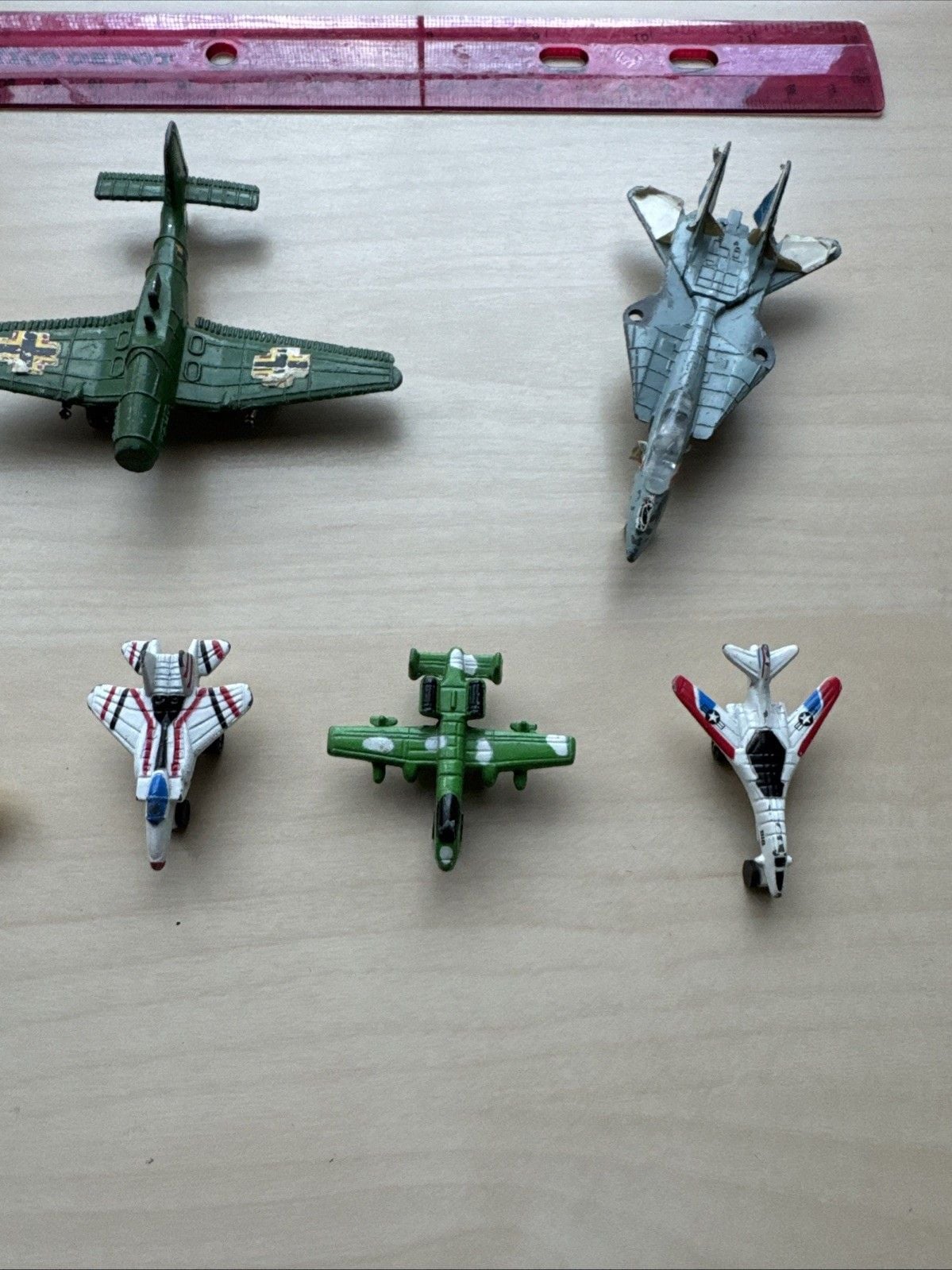 Diecast Airplane Jet Lot Military Jets Planes Die Cast Aircrafts 3