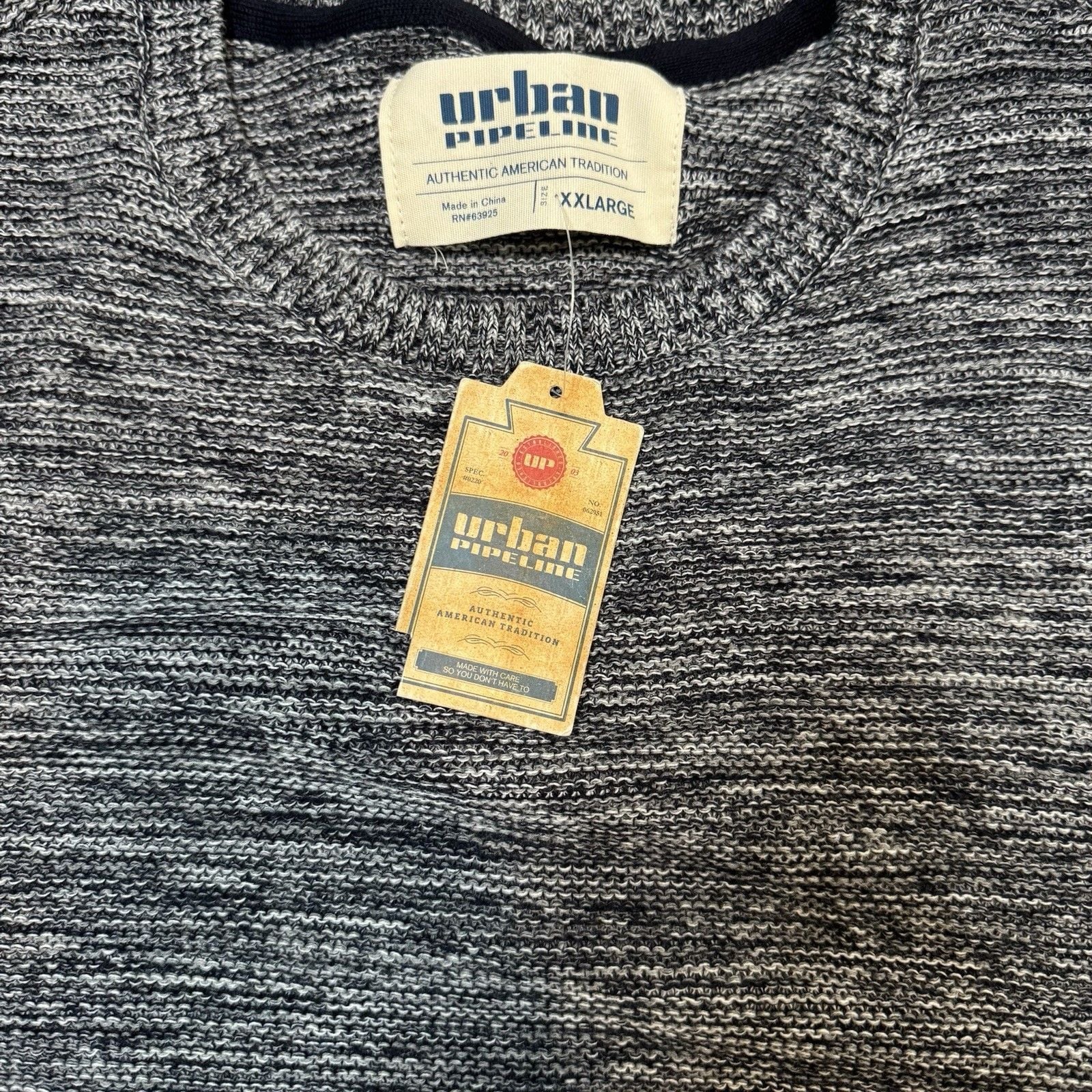 NWT Discontinued Grandpa Sweater Uban Pipeline 100%Cotton Mens Knit Sweater XXL 5