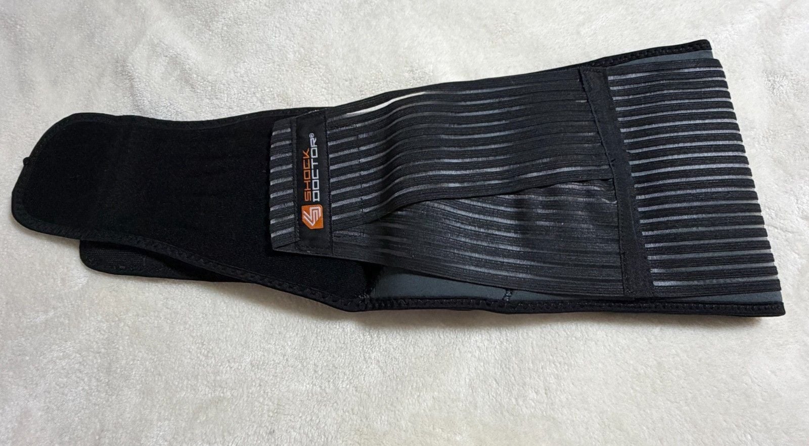 Shock Doctor Adjustable Lower Back Support Belt Brace L/XL Black Lumbar Support 1