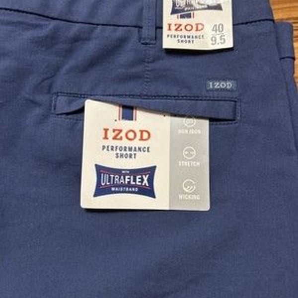 Mens Nancy Blue Golf Shorts
