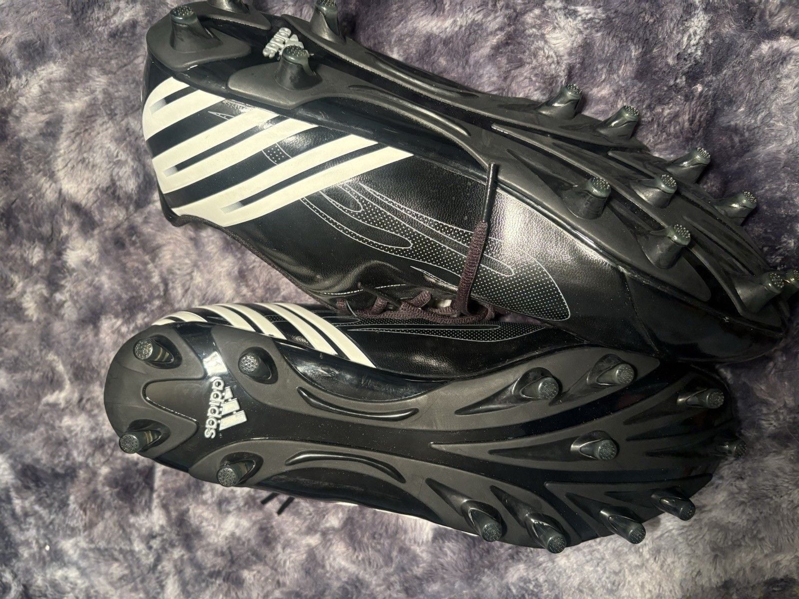 adidas Scorch TD Fly Low Mens Football Cleats Black Size 14 US NWT 772646 New 4