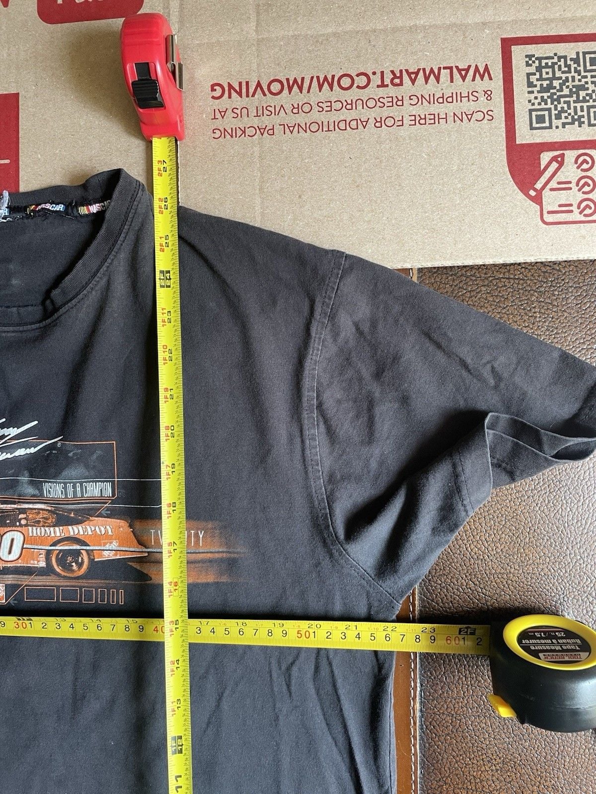 Vintage NASCAR t shirt Mens medium black Tony steward Home Depot  7