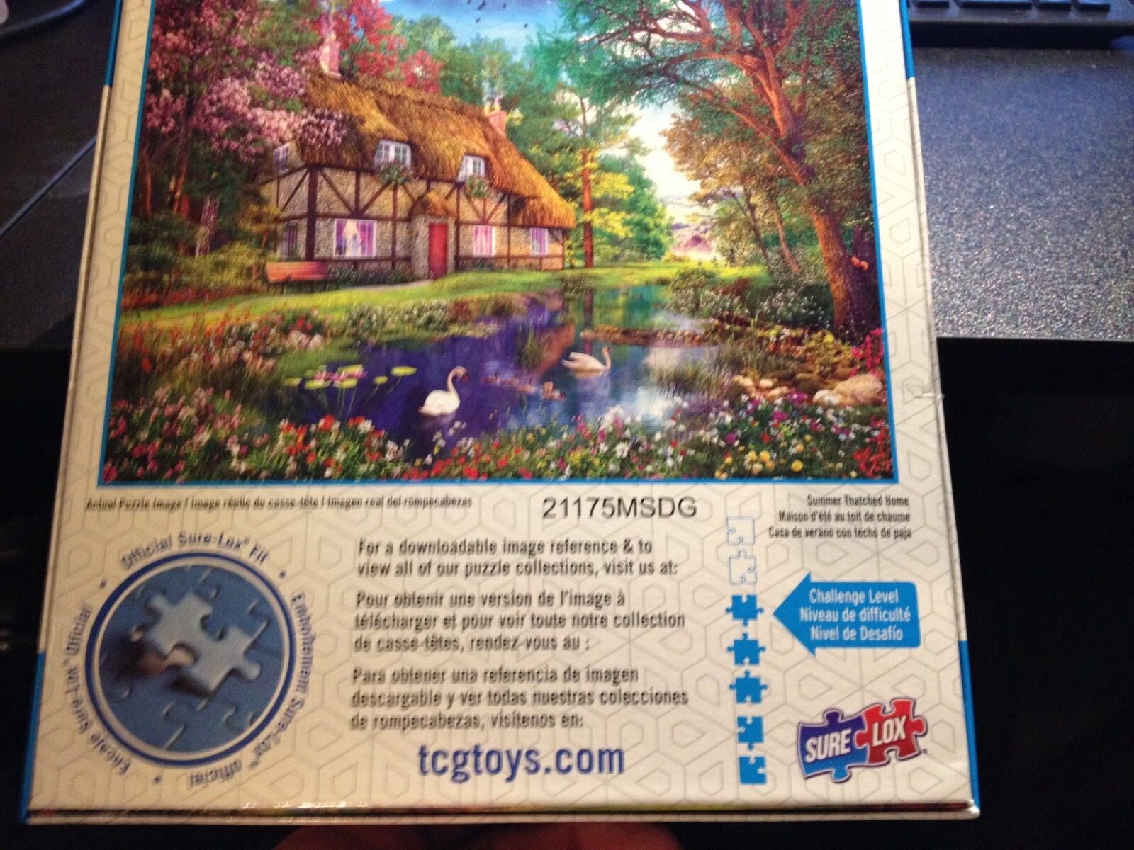 Sure Lox 1000 Piece Puzzle ~ Manors & Cottages Collection~ New Sealed 2