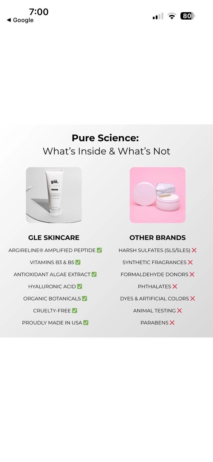 Gle skincare for Wrinkles (Fine Lines, Aging Spots, & Anti-Aging Moisturizer) 9