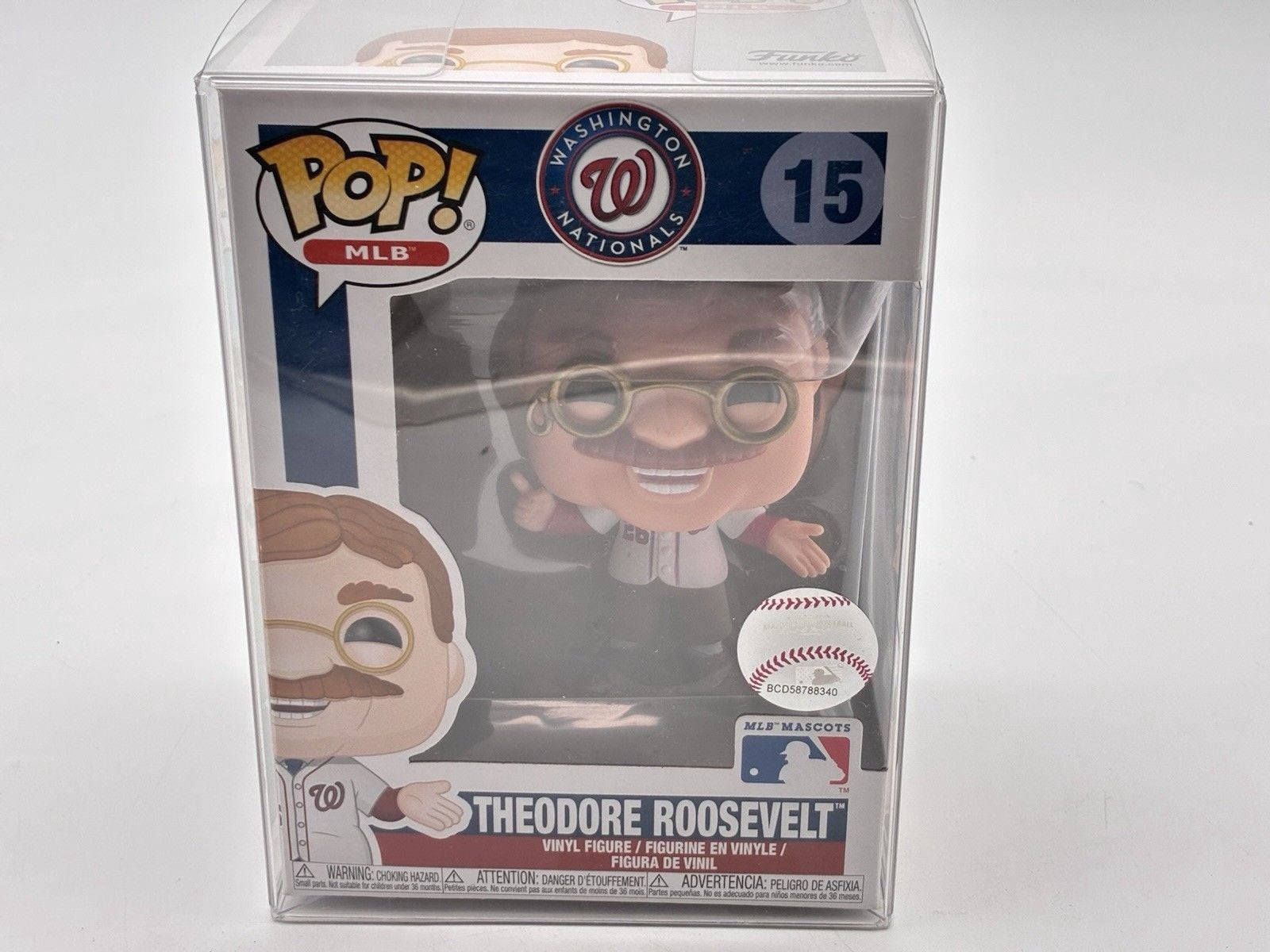 Theodore Roosevelt Washington Nationals MLB Mascot FUNKO POP Vinyl #15 Baseball 1