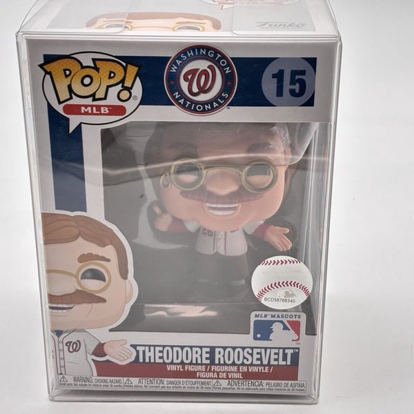 Theodore Roosevelt Washington Nationals MLB Mascot FUNKO POP Vinyl #15 Baseball