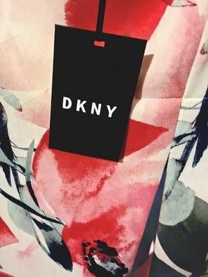 DKNY Dress Women's 10 White Floral Zips Sleeveless Cocktail Business Wedding NWT NEW 8