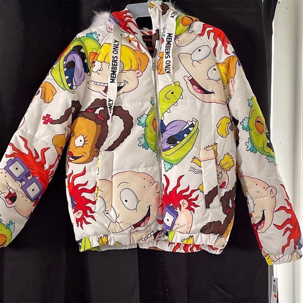 Members Only Women's Rugrats Bomber Jacket Multicolor Size S 2