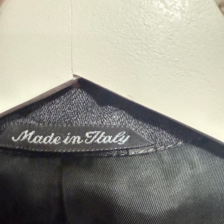 Manzoni Couture Men's Grey Wool Blazer Jacket 44R Italy Career Business 4