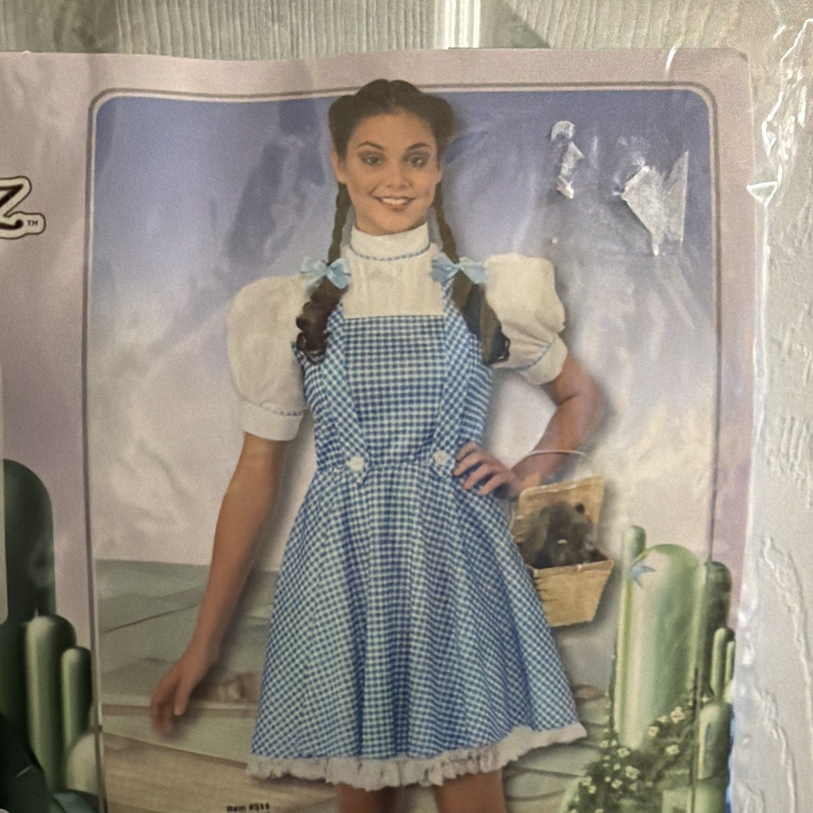 DOROTHY Wizard Oz Halloween Costume Dress Up Cosplay SMALL Tween Girls NEW 3