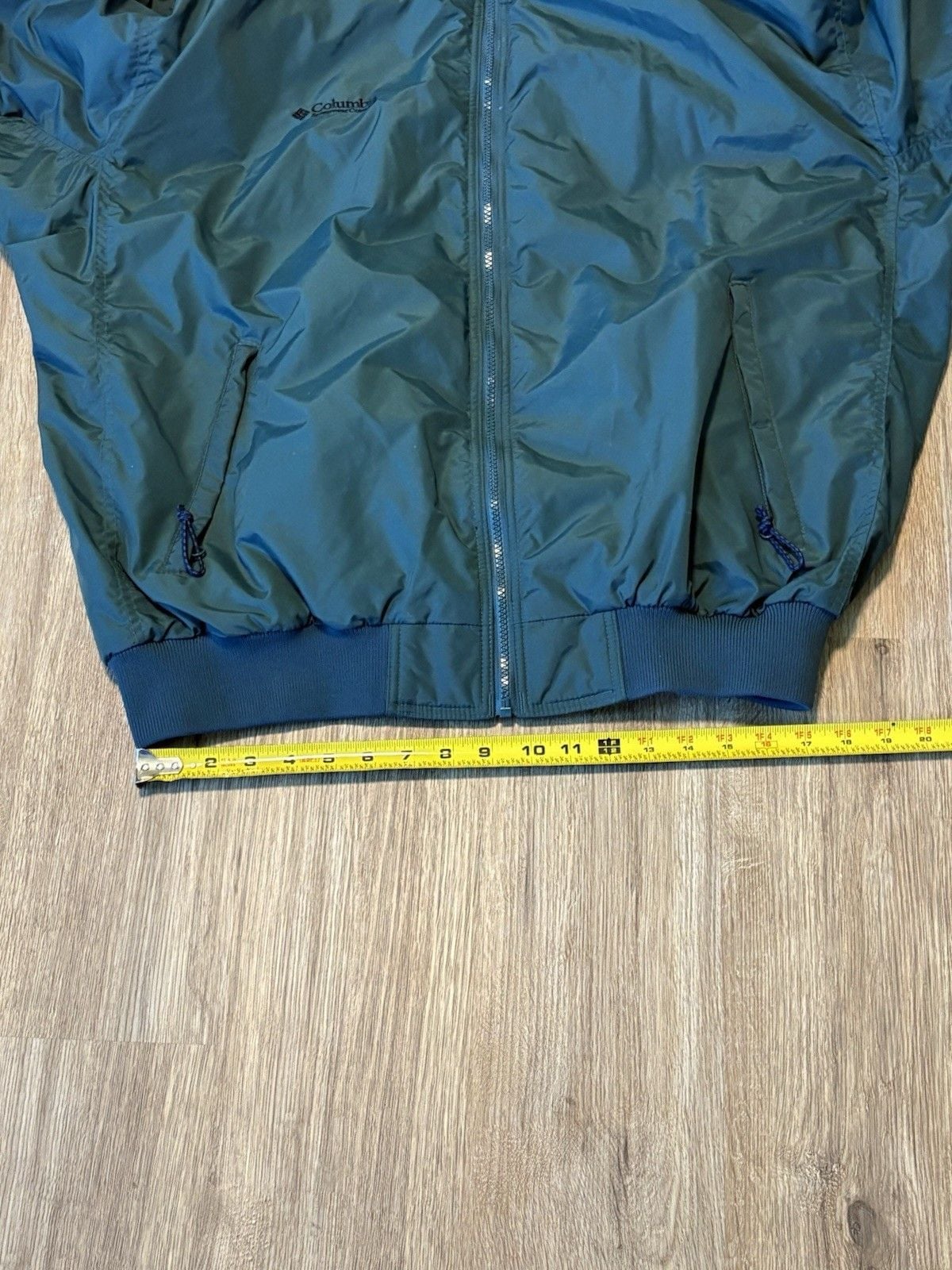 RARE VTG 2004 COLUMBIA FALMOUTH PARKA GREEN BLACK FLEECE JACKET MEN L Japan LL 9