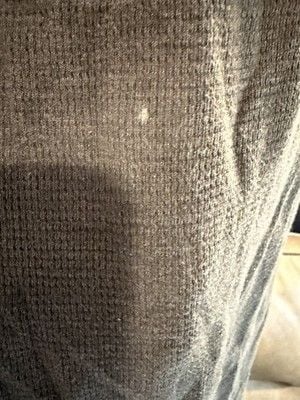 Polo Ralph Lauren Men's Gray Waffle Knit Drawstring Logo Pajama Pants XL 6