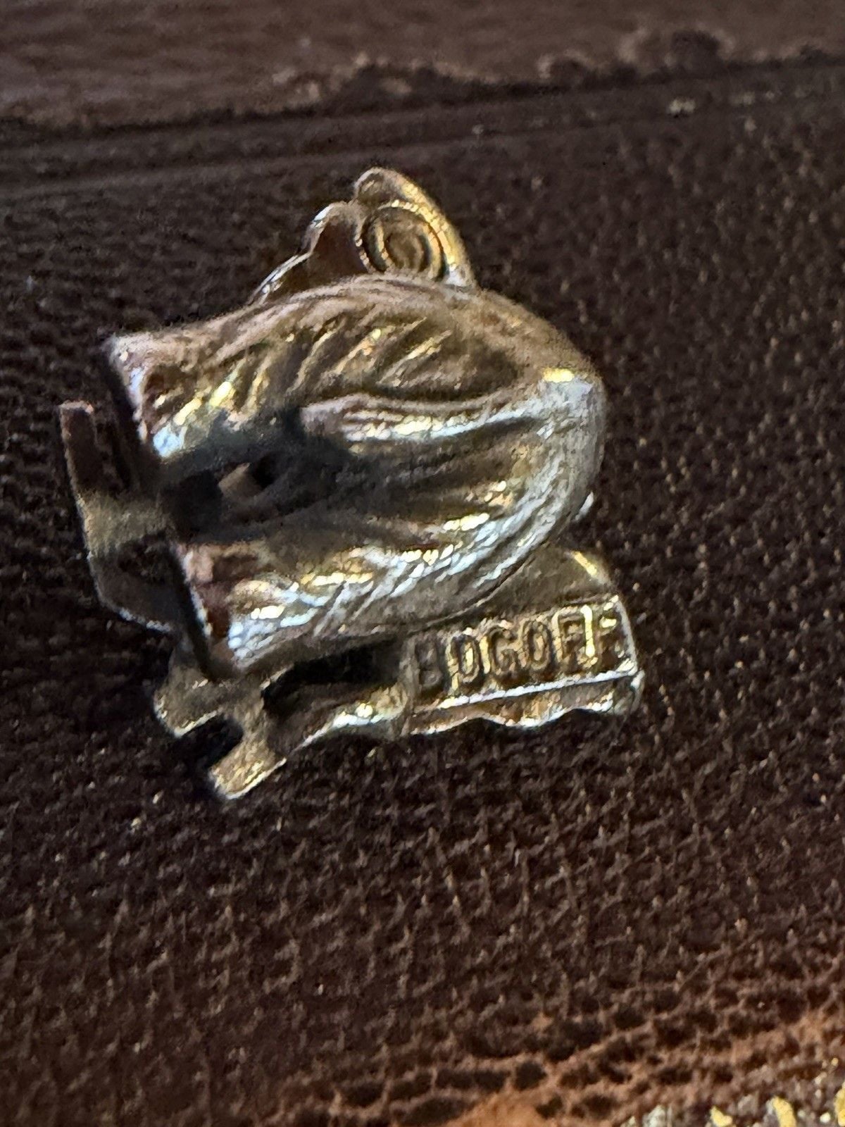 Vintage Bogoff “IKE” Eisenhower Rhinestone Elephant Lapel / Buttonhole Jewelry 5