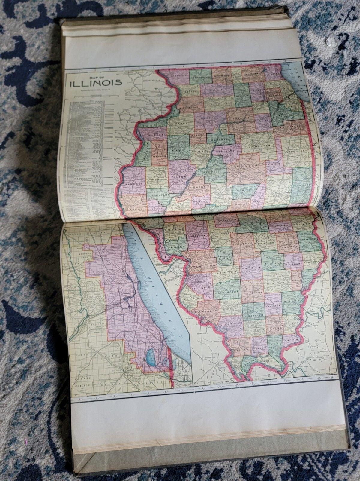 Antique Standard Atlas Plats Of Mchenry County Illinois 1905 Geo. A. Ogle Co. 5