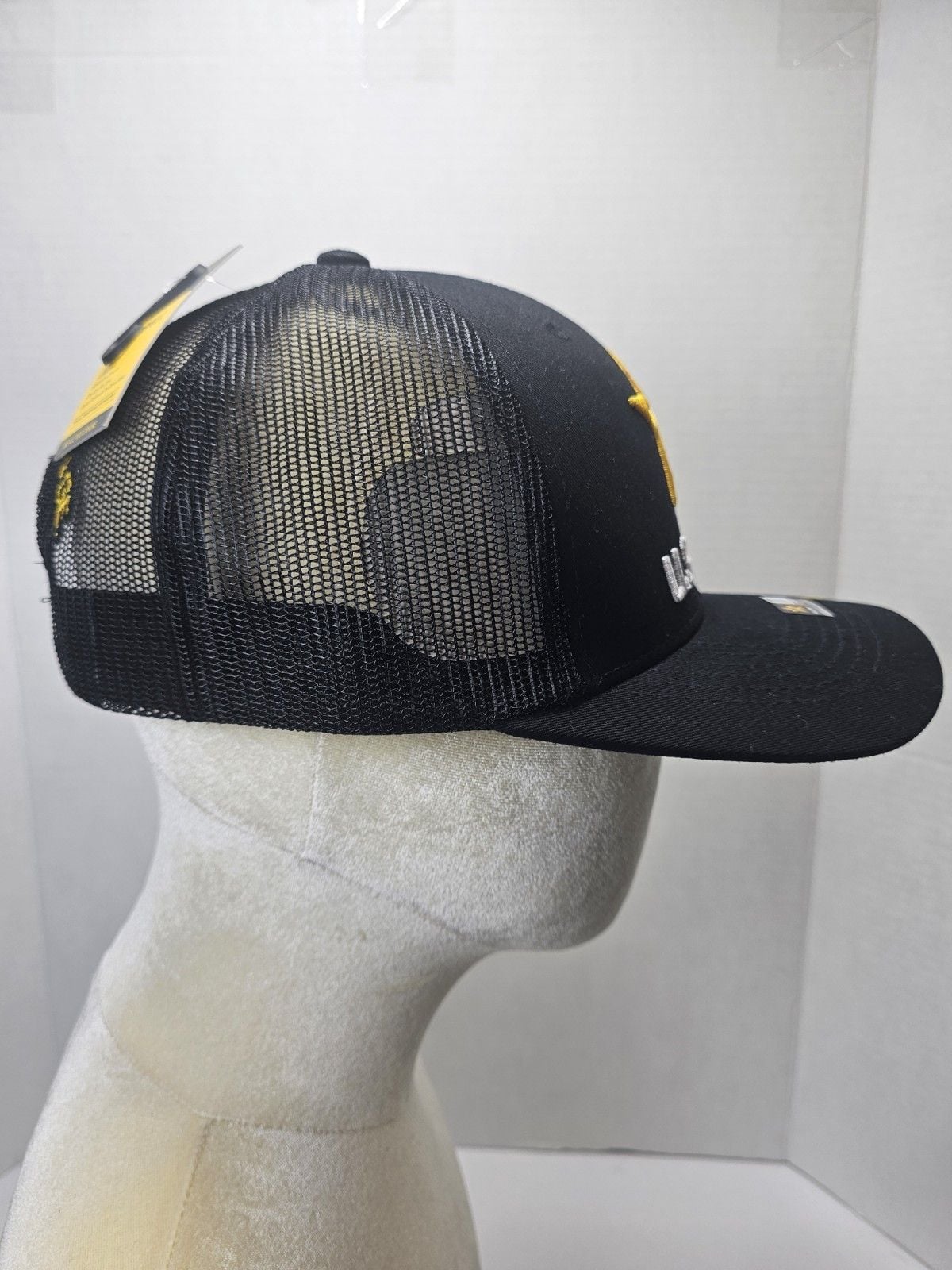 Top Level U.S. Army Trucker Hat Black Embroidered Snapback Cap Adjustable NWT 6