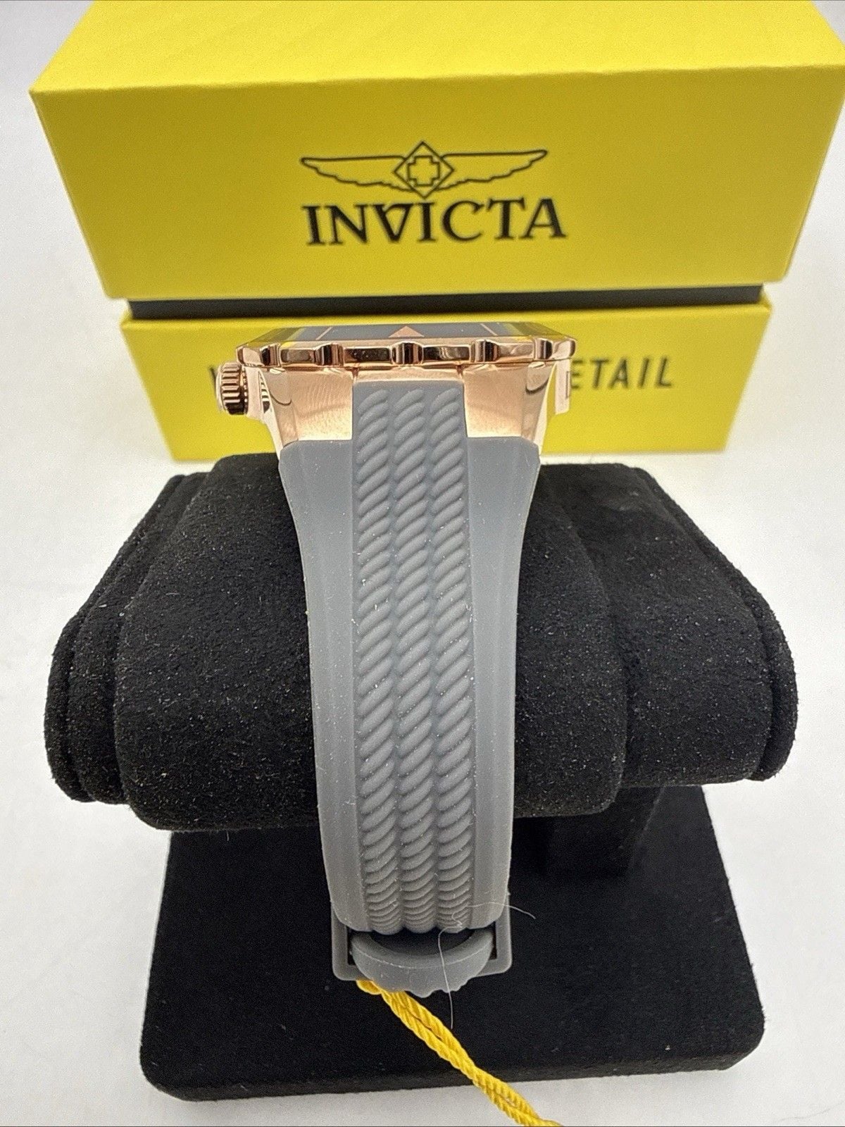 Invicta Angel Women’s Quartz Watch 40310 Charcoal Dial Rose Gold 38mm New In Box 9