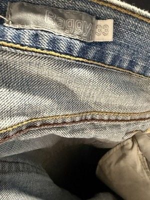 Vintage Levis SilverTab Baggy Jeans 33x30 Light Wash Y2K 90s Skater Loose Fit 8
