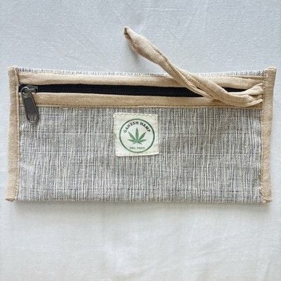 Nepal Hemp Pouch | Natural Eco-Friendly Small Storage Bag | Boho Travel Wallet 11