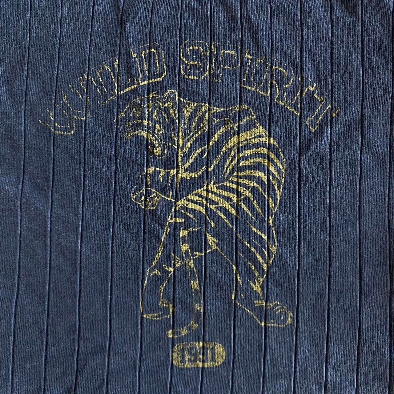 Forever 21 Wild Spirit Tiger Graphic Ribbed Tank Top 3