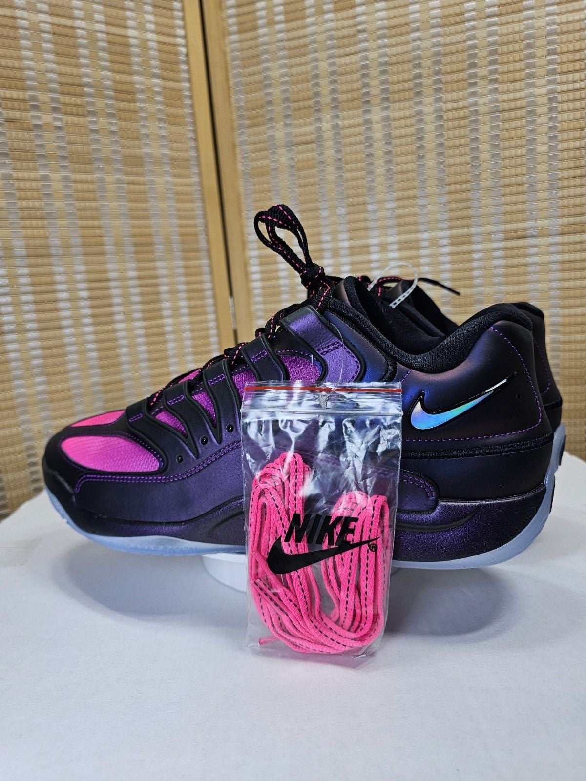 Nike KD 18 Eggplant Vivid Purple Basketball Shoes IM5843-500 Men's 12 NEW 7