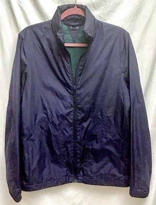 PS Paul Smith Packaway Jacket Mens Small Navy Folds Into Pocket Travel Tote 2