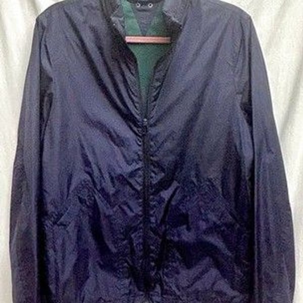 PS Paul Smith Packaway Jacket Mens Small Navy Folds Into Pocket Travel Tote