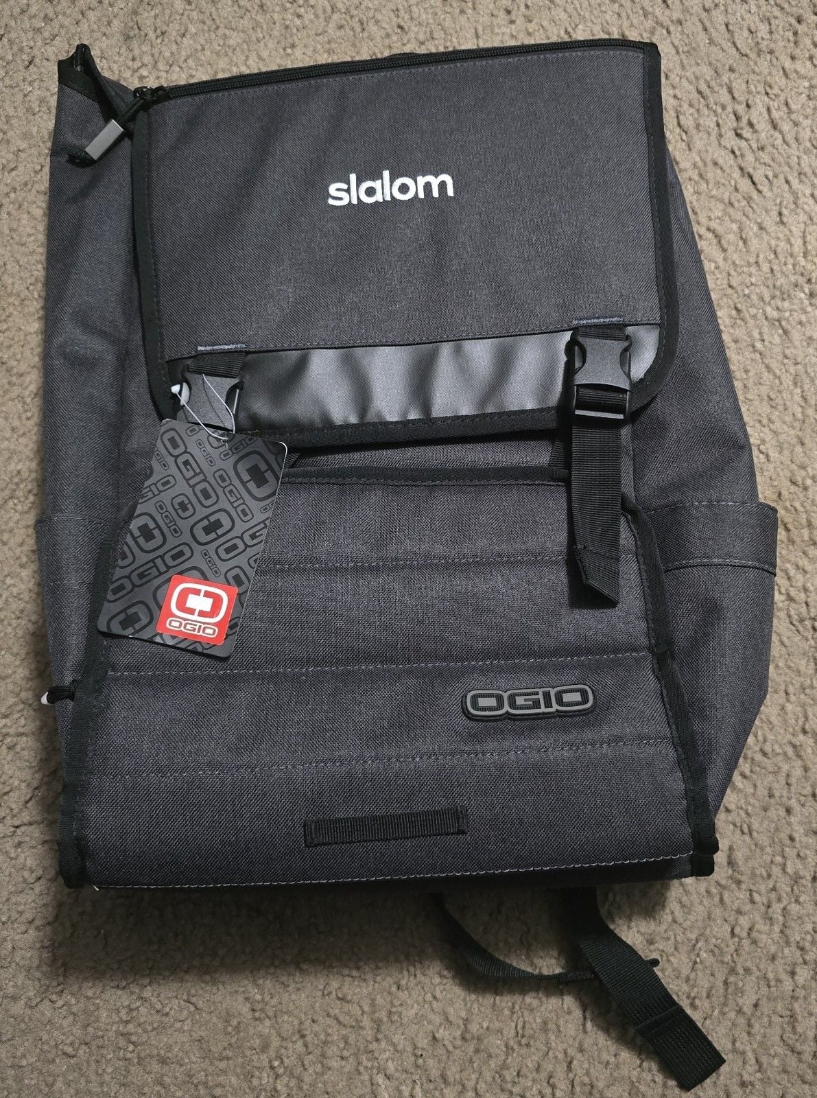 Ogio Slalom 17" Laptop Backpack Bookbag Rucksack Gray, Very Nice Bag 4