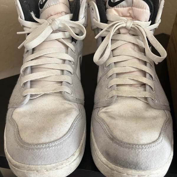 Nike Air Jordan AJKO 1 High Top Sneakers White Black Grey Fog DO5047-100