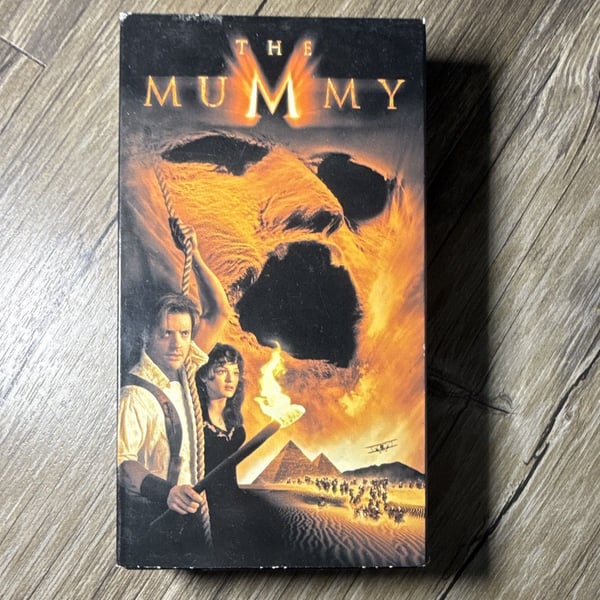 The Mummy VHS 1999 Brendan Fraser Rachel Weisz Universal Horror Adventure